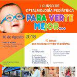 AFICHE I CURSO OFTALMOLOGIA PEDIATRICA CEV-CLC-001