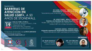 Seminario: "Barreras de atención en salud LGBT+, a 50 años de Stonewall” @ Facultad de Medicina Norte U. Chile