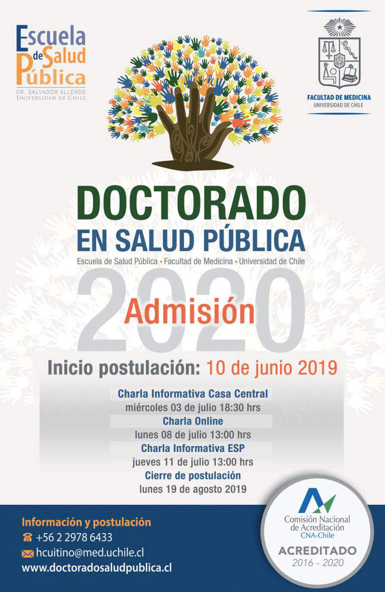 Postulaciones Doctorado en Salud Pública 2020