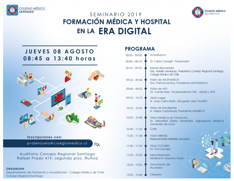 Seminario 2019 Formación Médica y Hospital en la Era Digital Seminario 2019 Formación Médica y Hospital en la Era Digital