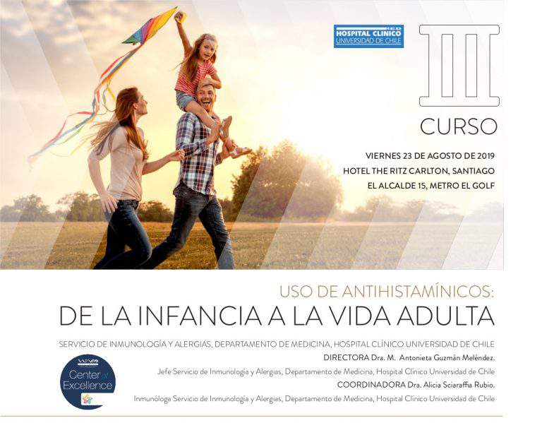III Curso de Antihistamínicos: de la infancia a la vida adulta III Curso de Antihistamínicos: de la infancia a la vida adulta