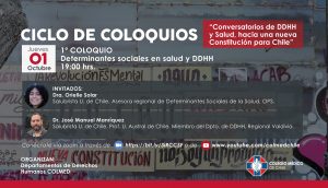 “Conversatorios de DDHH y Salud, hacia una nueva Constitución para Chile”