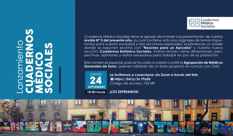 Lanzamiento Cuadernos Médico Sociales Lanzamiento Cuadernos Médico Sociales