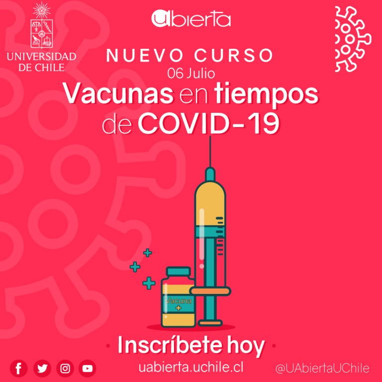 UAbierta de la Universidad de Chile ofrece nuevo curso gratuito: “Vacunas en tiempos de COVID-19” UAbierta de la Universidad de Chile ofrece nuevo curso gratuito: “Vacunas en tiempos de COVID-19”