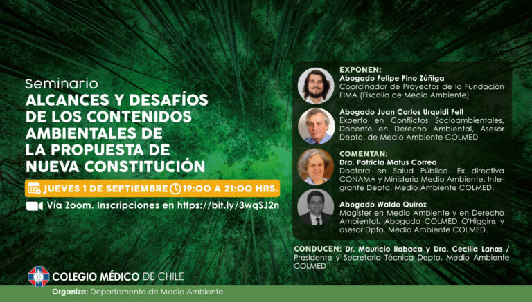 Seminario: Alcances y Desafíos de los contenidos ambientales de la propuesta de nueva Constitución Seminario: Alcances y Desafíos de los contenidos ambientales de la propuesta de nueva Constitución
