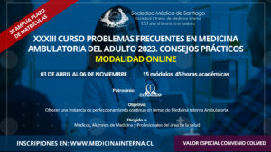XXXIII Curso Problemas Frecuentes en Medicina Ambulatoria del Adulto 2023. Consejos Prácticos