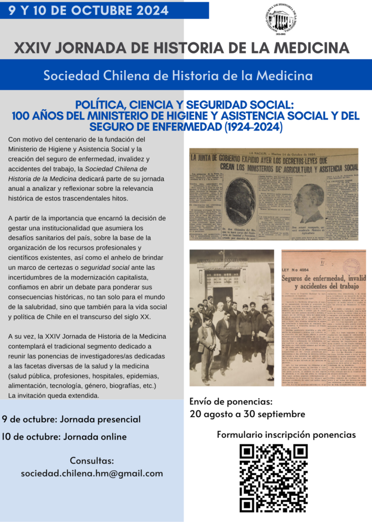 XXIV Jornada de Historia de la Medicina 