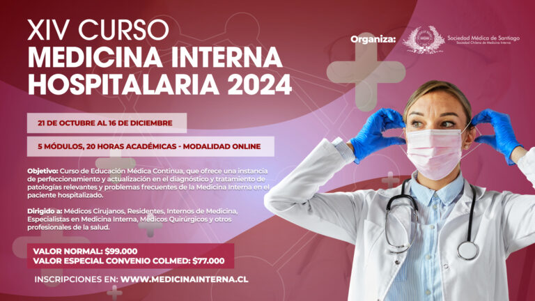 XIV Curso Medicina Interna Hospitalaria 2024 Modalidad online XIV Curso Medicina Interna Hospitalaria 2024 Modalidad online