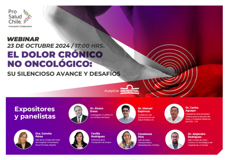 Webinar «El dolor crónico no oncológico: su silencioso avance y desafíos»