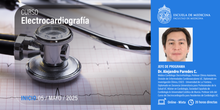 Curso de Electrocardiografía online 2° versión 2025 UC