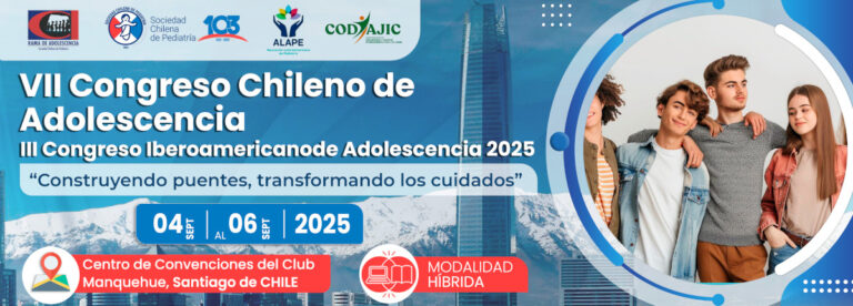 VII Congreso Chileno de Adolescencia y III Congreso Iberoamericano de Adolescencia 2025 VII Congreso Chileno de Adolescencia y III Congreso Iberoamericano de Adolescencia 2025