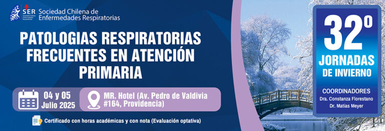 32° Jornadas de Invierno 2025: “Patologías Respiratorias Frecuentes en Atención Primaria” 32° Jornadas de Invierno 2025: “Patologías Respiratorias Frecuentes en Atención Primaria”