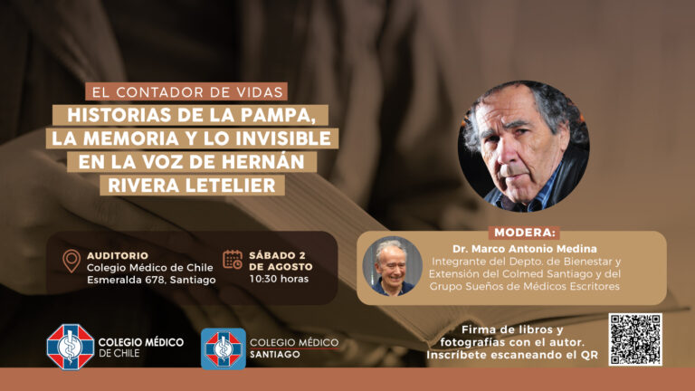 Participa de nuestro conversatorio con el escritor Hernán Rivera Letelier Participa de nuestro conversatorio con el escritor Hernán Rivera Letelier