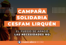 Cuatro meses después del incendio: COLMED relanza campaña solidaria para los funcionarios del CESFAM Lirquén