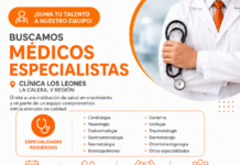 Clínica Los Leones de La Calera requiere especialistas