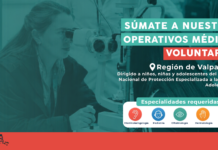 Atención: Necesitamos especialistas para operativos dirigidos a NNA de la Región de Valparaíso