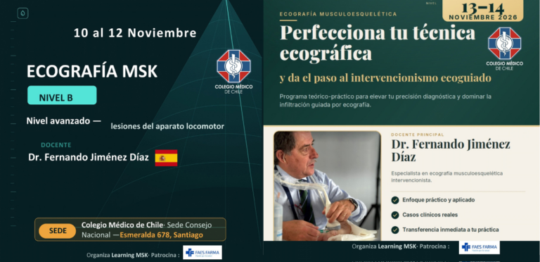 Cursos de Ecografía Musculoesquelética: Precios especiales para colegiad@s